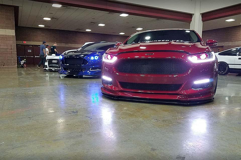 Car show at the convention center